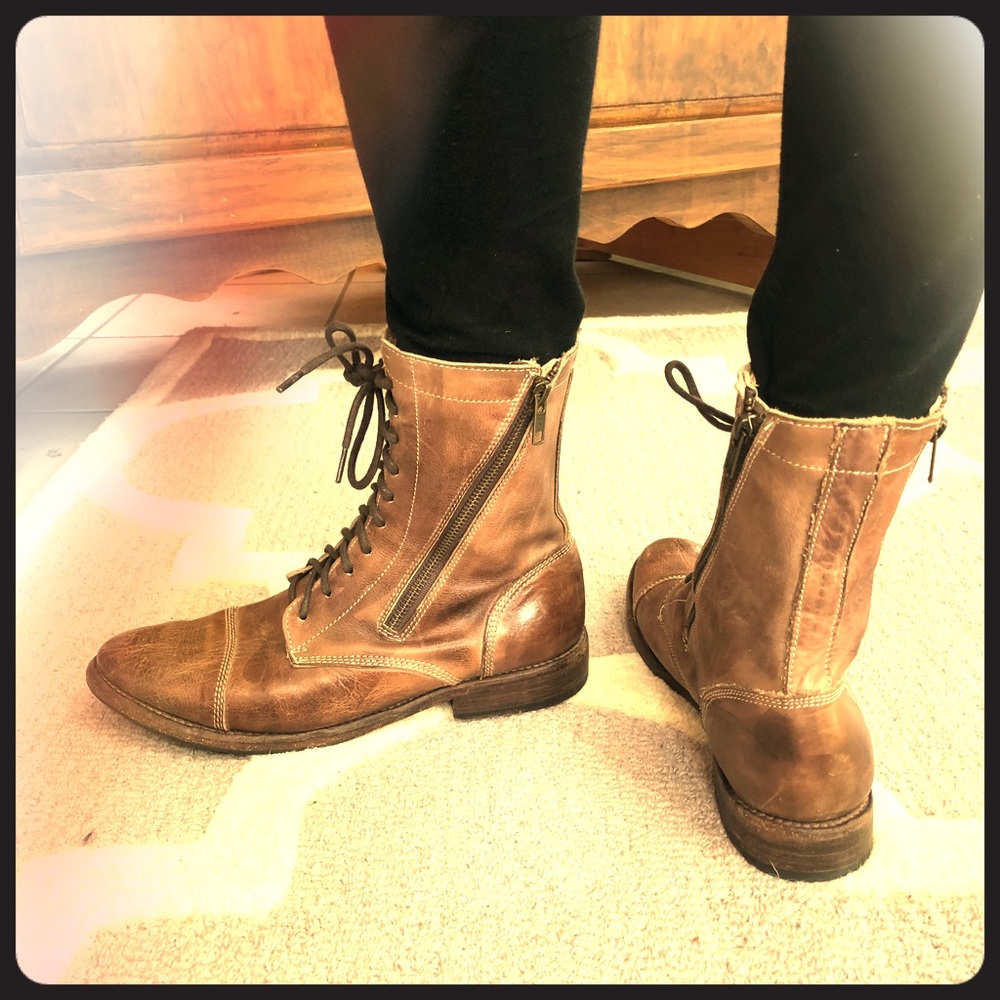 Bed Stu soft brown leather Boots